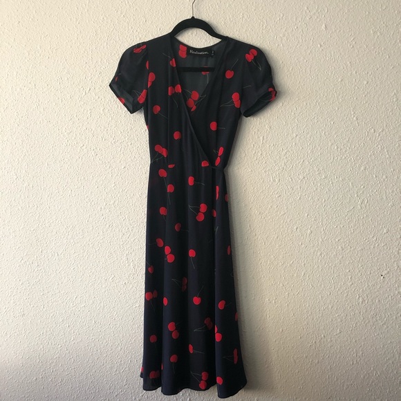 Realisation Par Dresses & Skirts - Realisation Par Wild Cherry Dress Size XXS